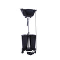 Salon System Portable Electric Washbasin T0142 - Double Bowl Black