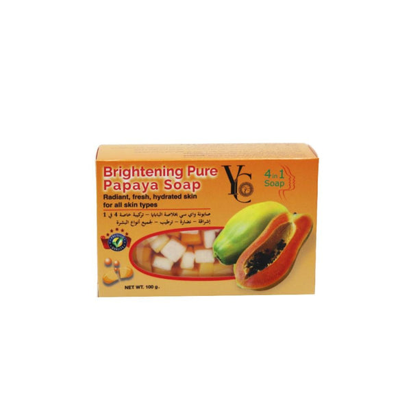 Natural Bar Soap Herbal Papaya Brightening YC 100g