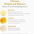 Medicube Kojic Acid and Turmeric Skin Brightening Face Wash, 120g