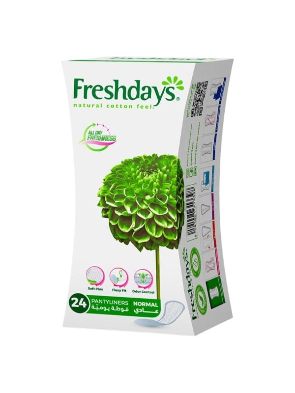 Panty Liners Regular Daily FreshDays 24 Pads