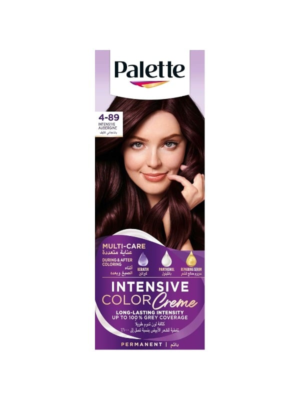 Palette Permanent Hair Color Intensive Aubergine 4-89 | 50 ml