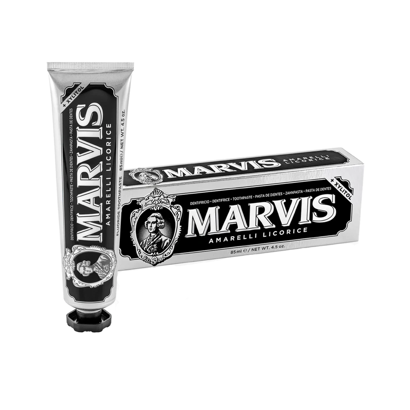 Marvis Amarelli Licorice Toothpaste with Fluoride, 85ml
