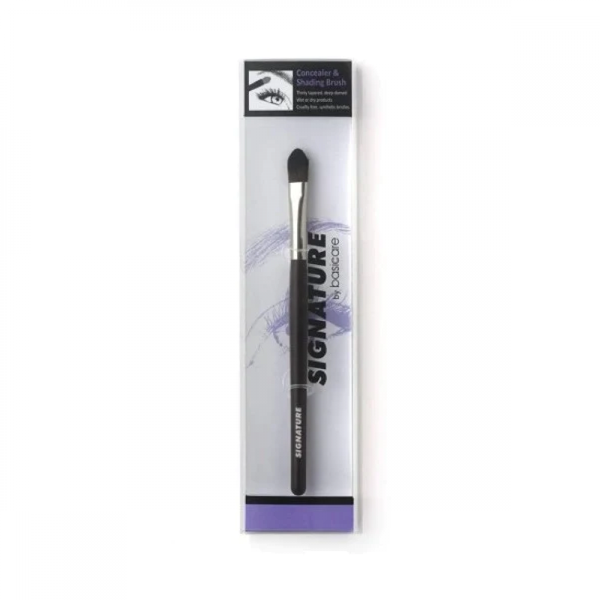 Basicare Flat Angled Blush Brush - Synthetic Bristles, Contour Makeup Tool