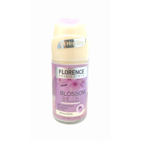 Florence Blue Sum Roll-On Deodorant, Odor Protection, Hydrating, 50ml