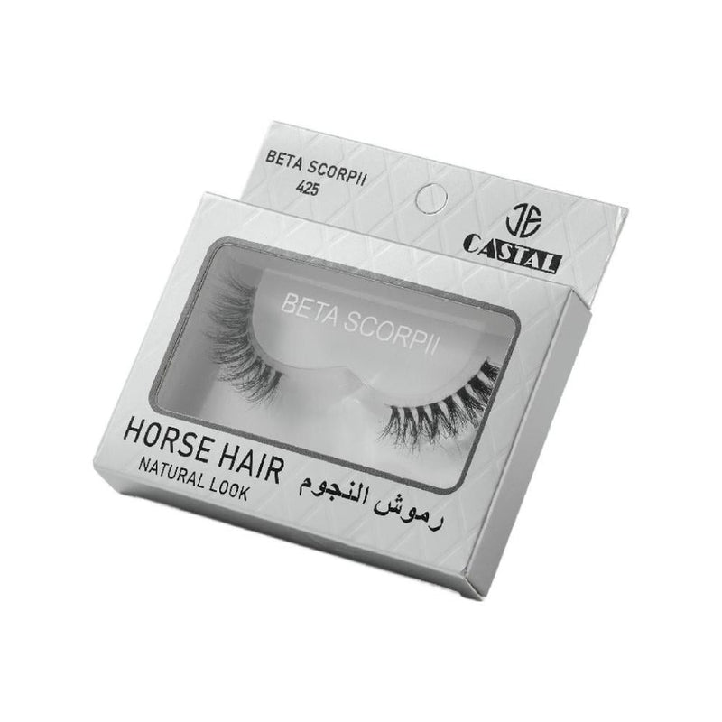 Castal Star Eyelashes, Beta Scor II 425 Style, Natural Hair, Reusable