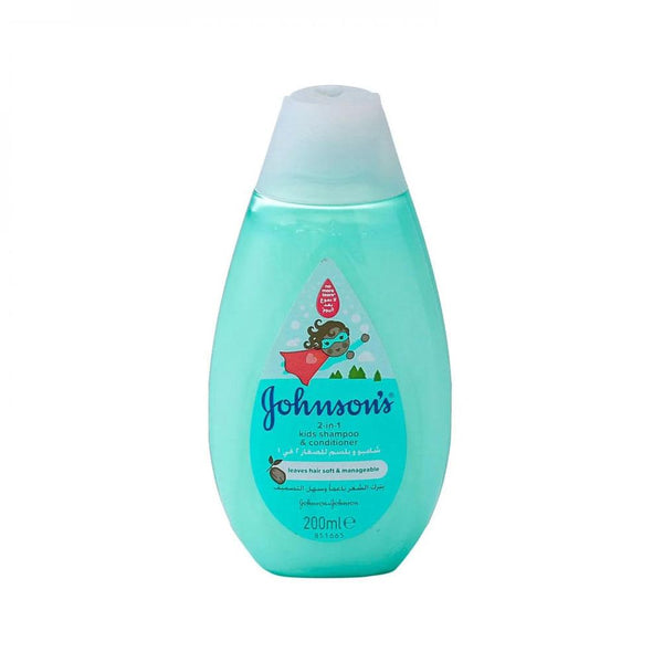 Kids 2 in 1 Shampoo and Conditioner Gentle Detangling Johnson's 200ml