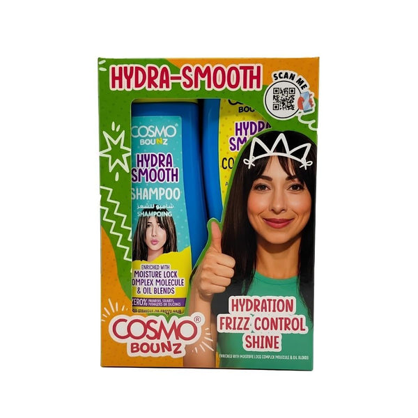 Shampoo and Conditioner Set for Smooth Hair Frizz Control Cosmo Bounce 2x400ml