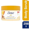 Dove Body Scrub Almond Extract & Mango Butter - Exfoliating, Moisturizing, 298g