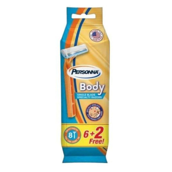 Personna Body Razors - 8 Pieces