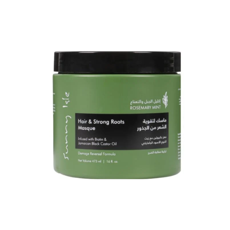 Hair Mask for Growth Rosemary Peppermint Jamaican Castor Oil Sunny Isle 473ml