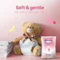 Johnson's Pure Cotton Balls, 100% Cotton, 50 Count, Makeup Removal