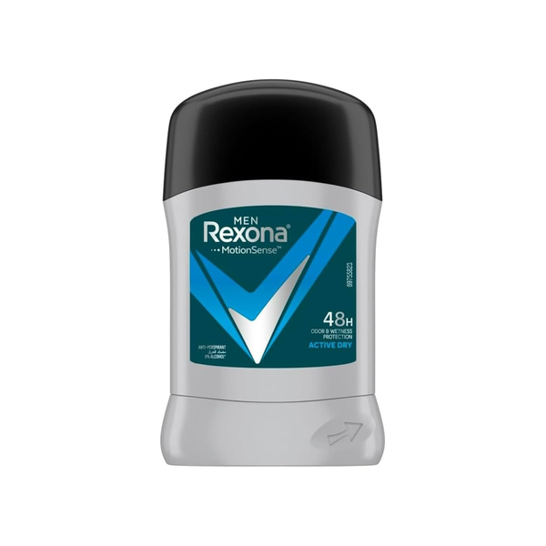 Rexona Men Active Dry Antiperspirant Deodorant - 48-Hour Protection, 40g