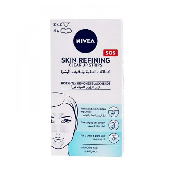 NIVEA Pore Strips Refining Clear-Up 6 Sachets Blackhead Removal