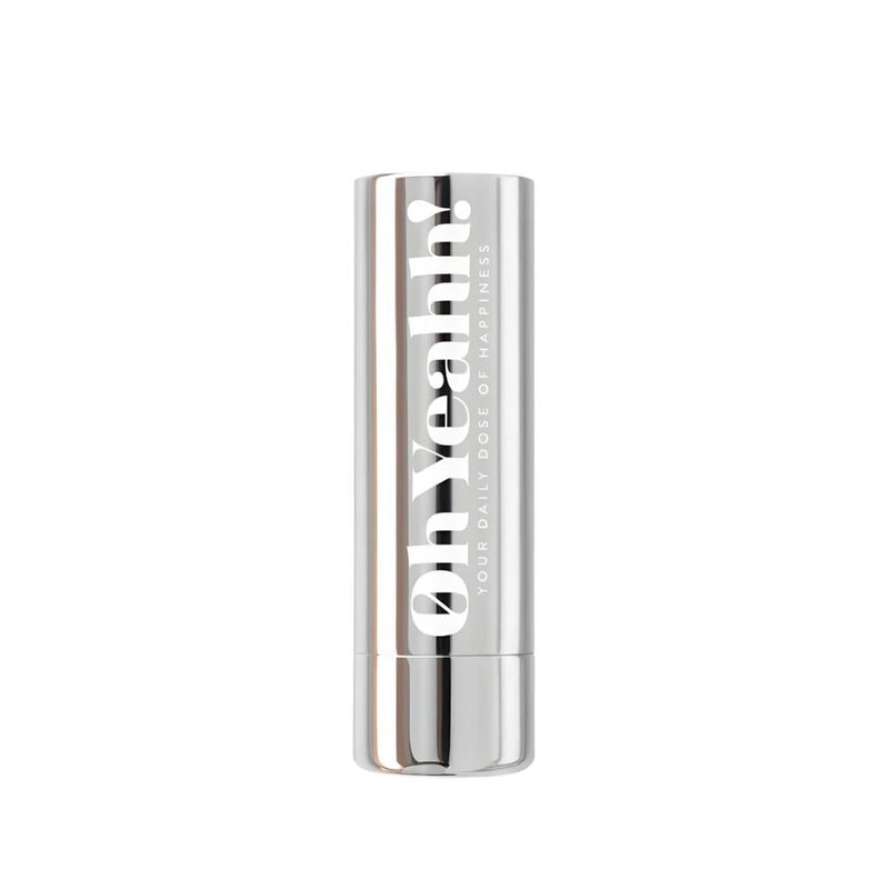 Oh Yeahh! Tinted Lip Balm SPF 15 Kiwi Extract Cocoa Butter Silver