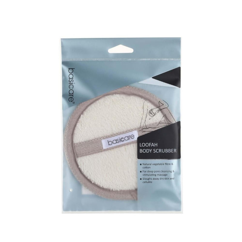 Basicare Natural Sisal Body Scrubber, Exfoliating Bath Loofah
