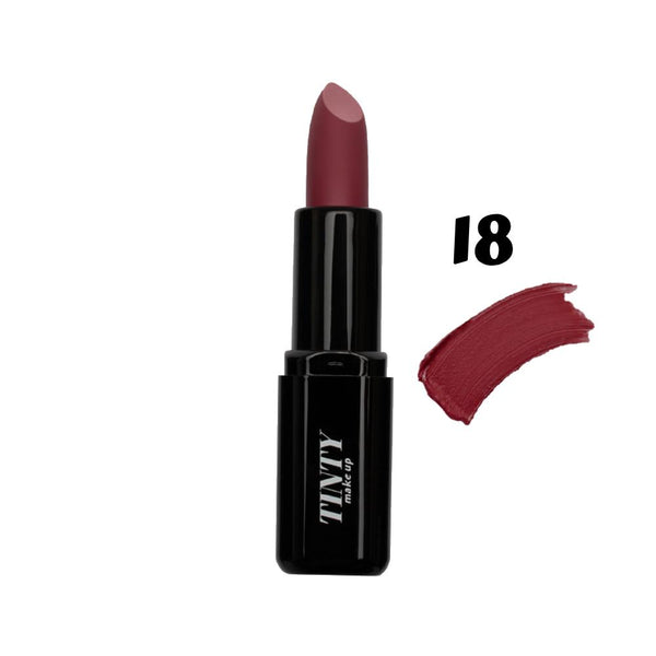 Tinty Matte Lipstick Long Lasting Waterproof Shade 18 3.8g