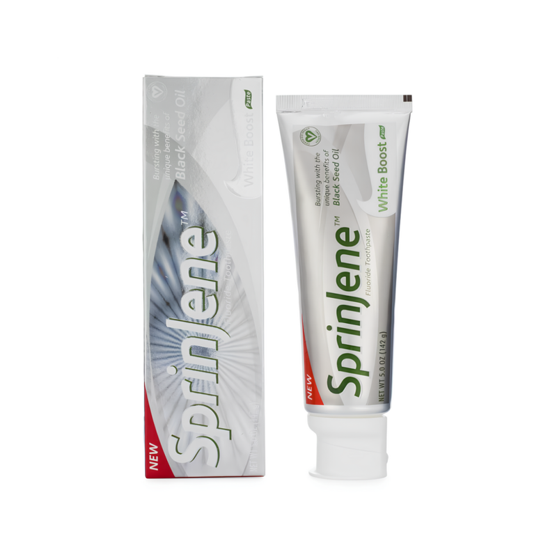 Sprinjene Fluoride Whitening Toothpaste with Black Seed Oil, 142g