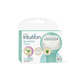 Schick Intuition Aloe Vera Razor Blade Refills for Women Sensitive Skin 3 Count