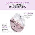 Eqqual Berry Purple Rice Pore Cleansing Wash, Clay Cleanser, 130g