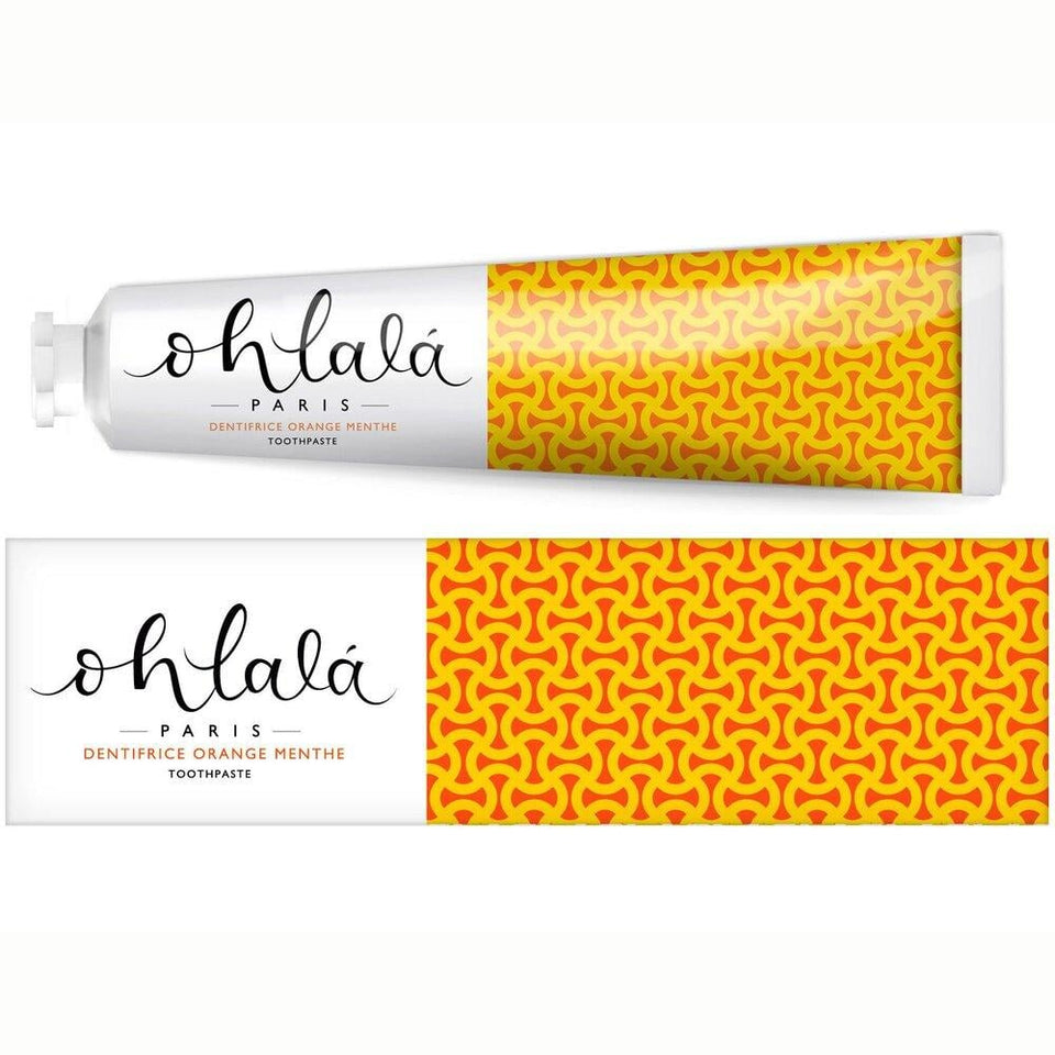 Ohlala Orange Mint Toothpaste Cavity Protection & Enamel Strengthening 75ml