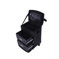 Salon System BK21-131 Wheeled Manicure and Pedicure Bag Black