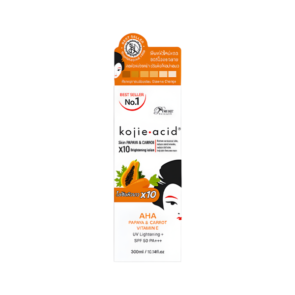 Perfect Skin Lady Kojic Acid Lotion with Papaya & Carrot Extract, SPF 50, 300ml