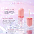 Pink Flash Care Plus Moisturizing Lip Oil, 4ml, Hydrating Lip Gloss