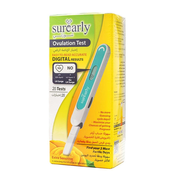 Digital Ovulation Test Kit 20 Tests Accurate LH Surge Detection Surely