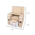 Salon System Massage Chair with Jacuzzi Tub - Beige