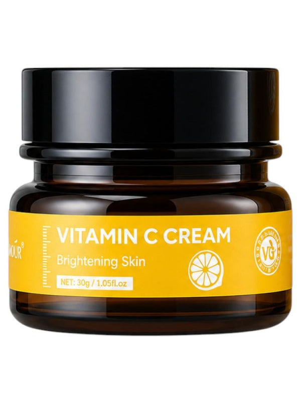 Vitamin C Face Cream Brightening Hydrating for Dull Skin Vibrant Glamour 30g