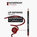 Flormar Waterproof Lip Liner 211 Classic Brown Long-Lasting Smudge-Proof