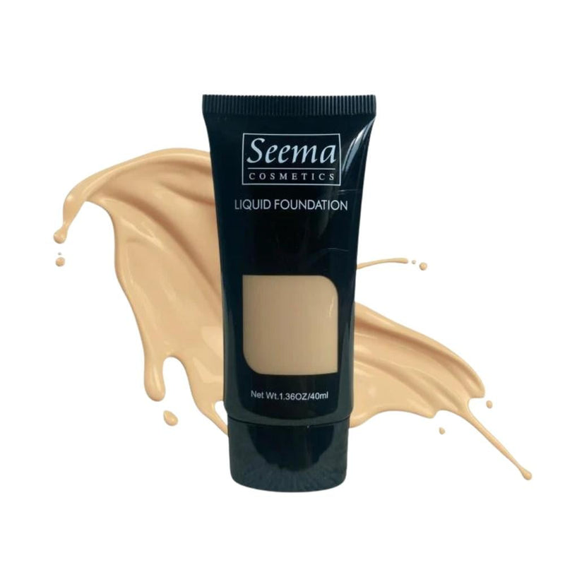 Seema Cosmetics Matte Liquid Foundation Full Coverage Oil-Resistant Shade 09