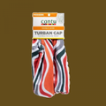 Cantu Turban Elastic Hair Cap for Natural Hair - Black