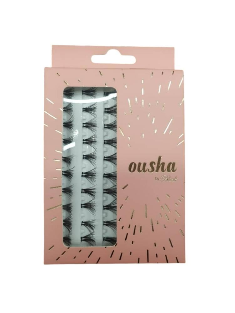 Natural Looking False Eyelashes Double Design Volume Ousha #13