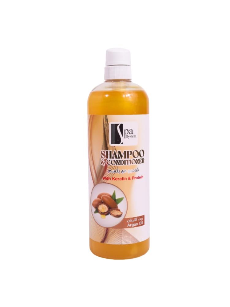 Spa System Argan Oil Shampoo & Conditioner - 1000 ml