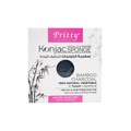 Konjac Cleansing Sponge Bamboo Charcoal Deep Pore Control Pritty 1 Piece