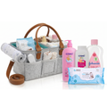 Baby Care Set with Organizer Bag Cosmo Baby Lotion Oil Powder Wipes 750ml