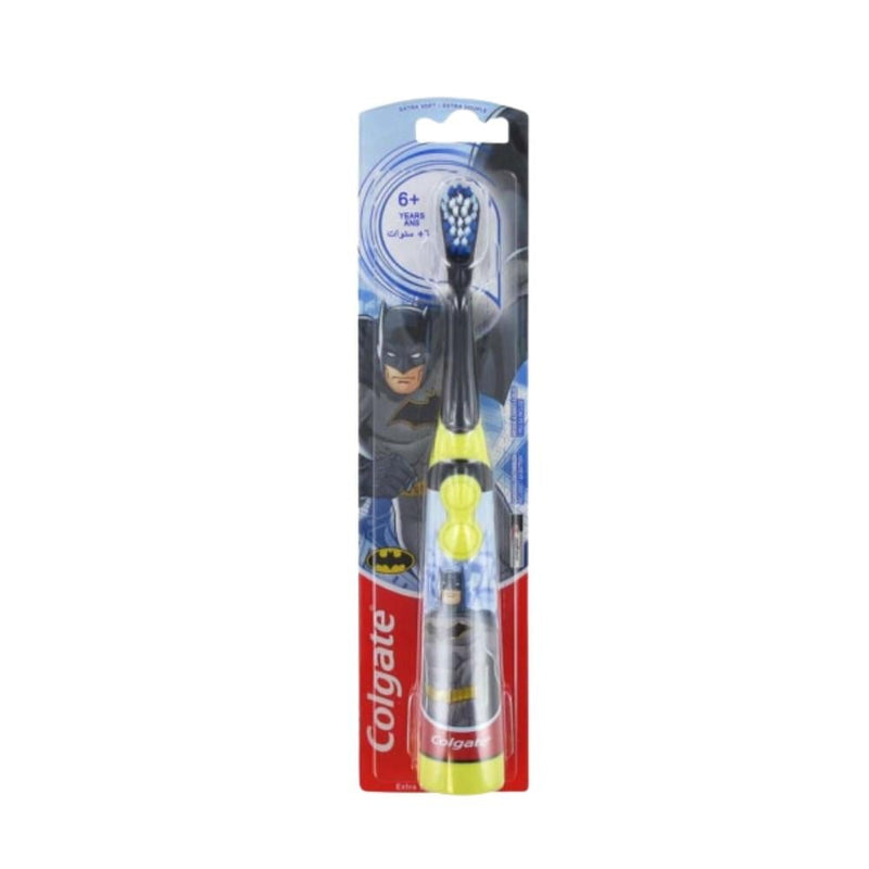 Electric Toothbrush for Kids Batman Theme Vibrating Bristles Colgate 1 Piece