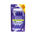 Top Rated Shaving Razor 3-Blade System Marawi 4 Pieces