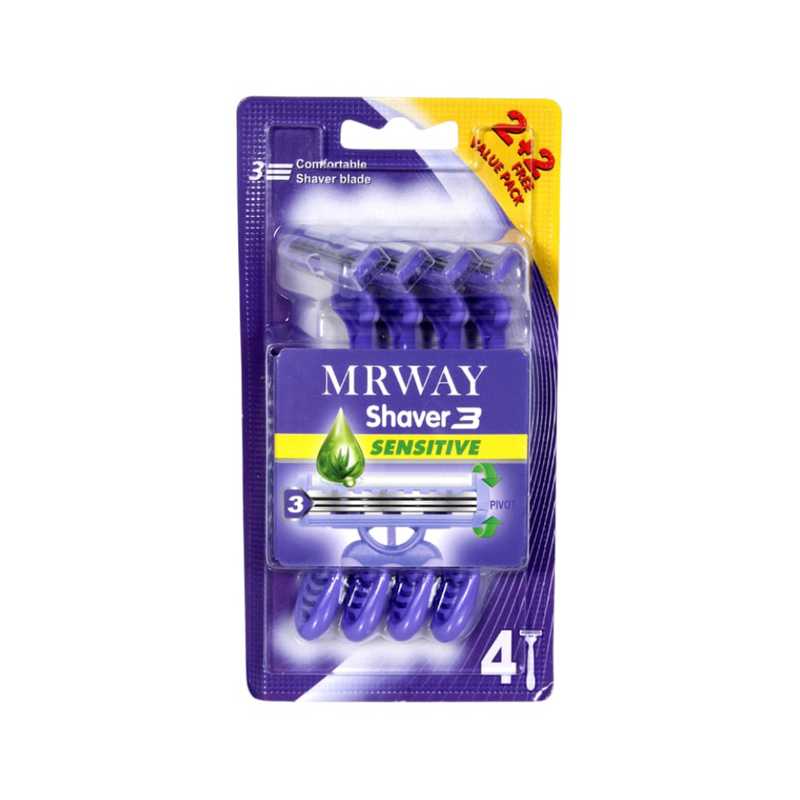 Top Rated Shaving Razor 3-Blade System Marawi 4 Pieces