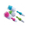Bottle Cleaning Brush 2-in-1 Design for Baby Bottles Nuby