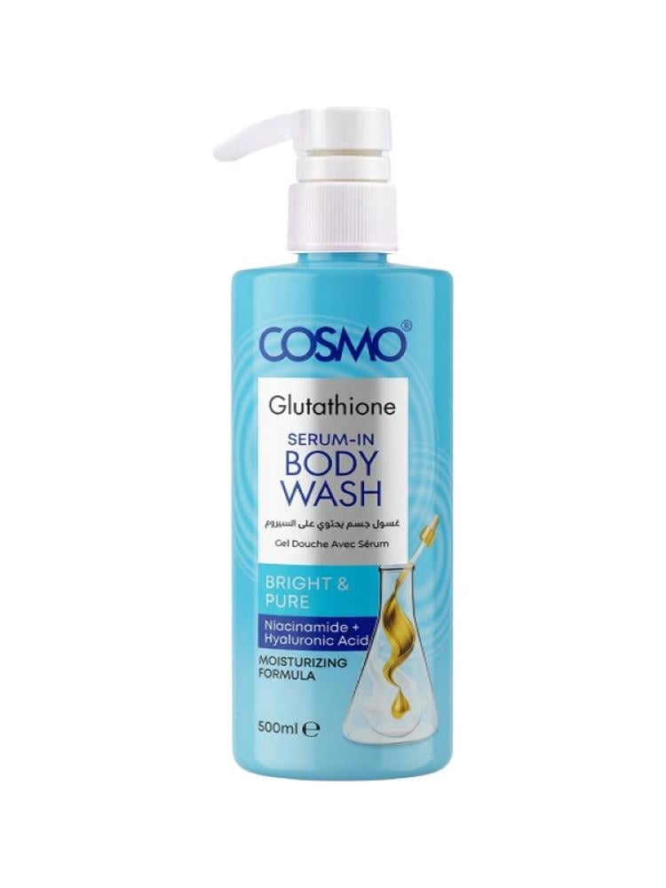 Cosmo Glutathione Bright & Pure Body Wash with Niacinamide & Hyaluronic Acid - 500ml