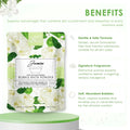 Saboo Jasmine Bubble Bath Powder with Jojoba Oil, Almond Oil & Vitamin E - 200g