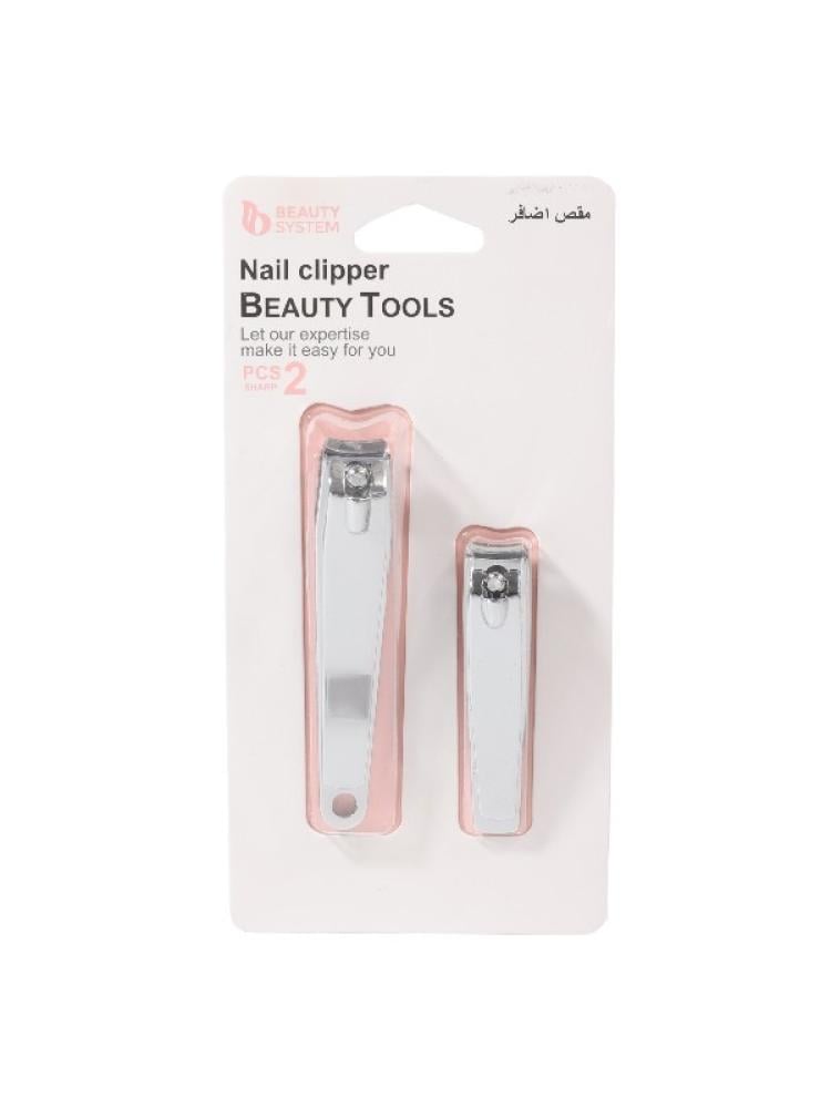 Nail Clippers for Thick Nails Stainless Steel Precision Set Beauty System 2pc