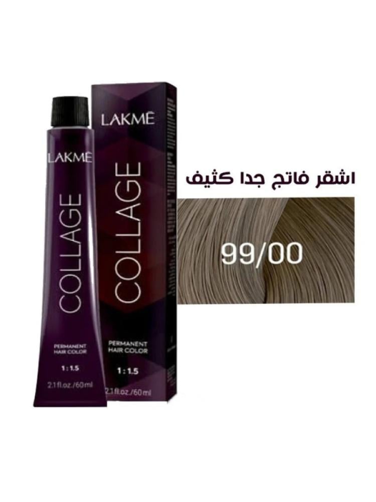 Permanent Hair Dye Intense Very Light Blonde Lakme Collage 99/00