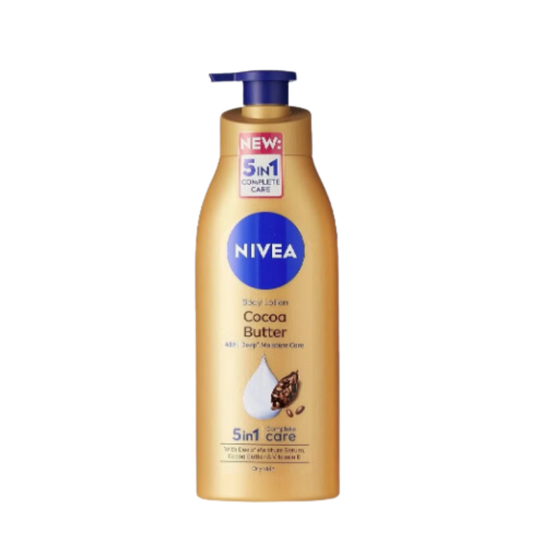Nivea Cocoa Butter Body Lotion, Deep Moisturizing for Dry Skin, 400ml