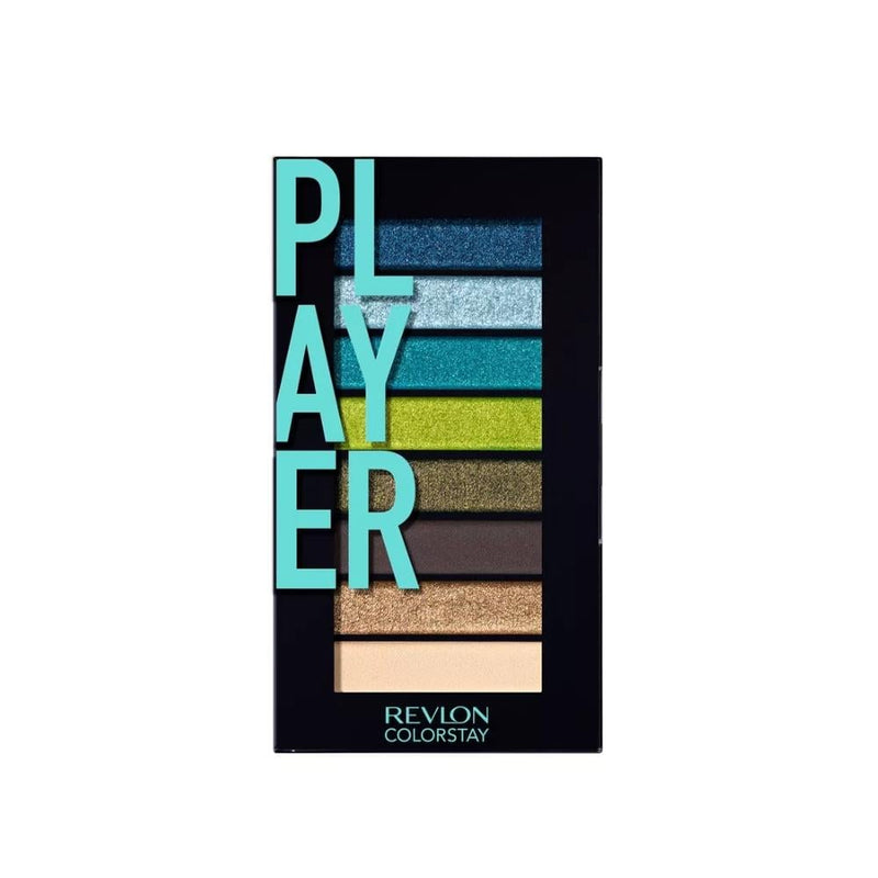 Revlon Colorstay Eyeshadow Palette 910 Player, 8-Color Matte Metallic