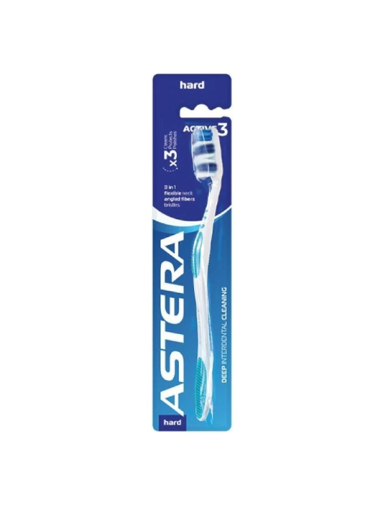 Toothbrush for Deep Cleaning Hard Astera Active-3 1 Piece