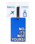 Solo Go Luggage Tag - Information Add-on - Blue