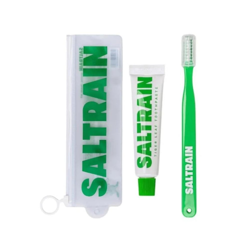 Saltrain Tiger Leaf Ultra Fresh Toothpaste with Toothbrush, 30g